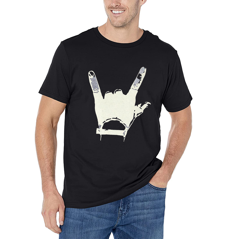 Men's ROCK Printed Short Sleeves T-Shirt