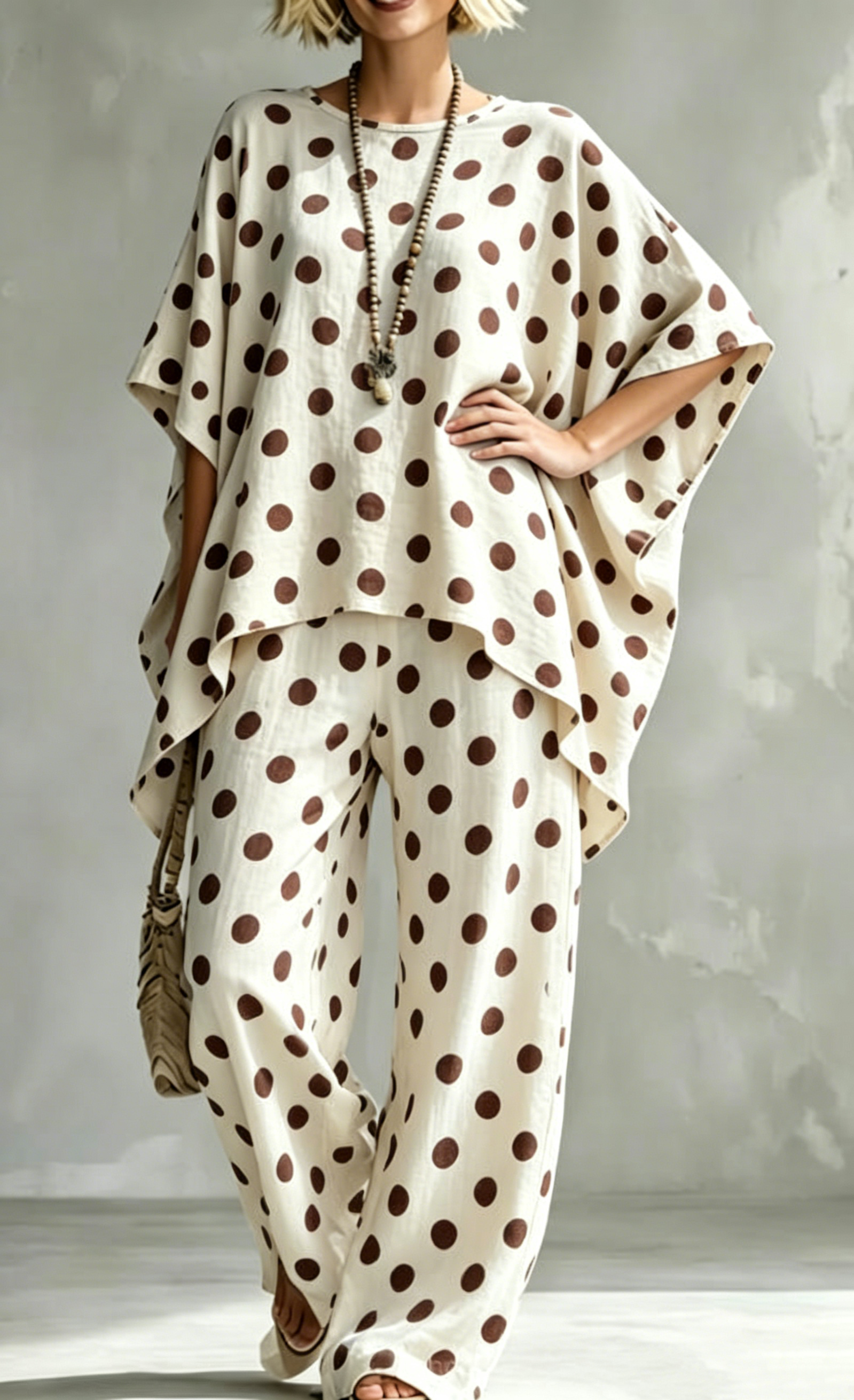 🔥 LIMITED TIME OFFER – 70% Women Relaxed Linen Stripe Wide-Leg Set