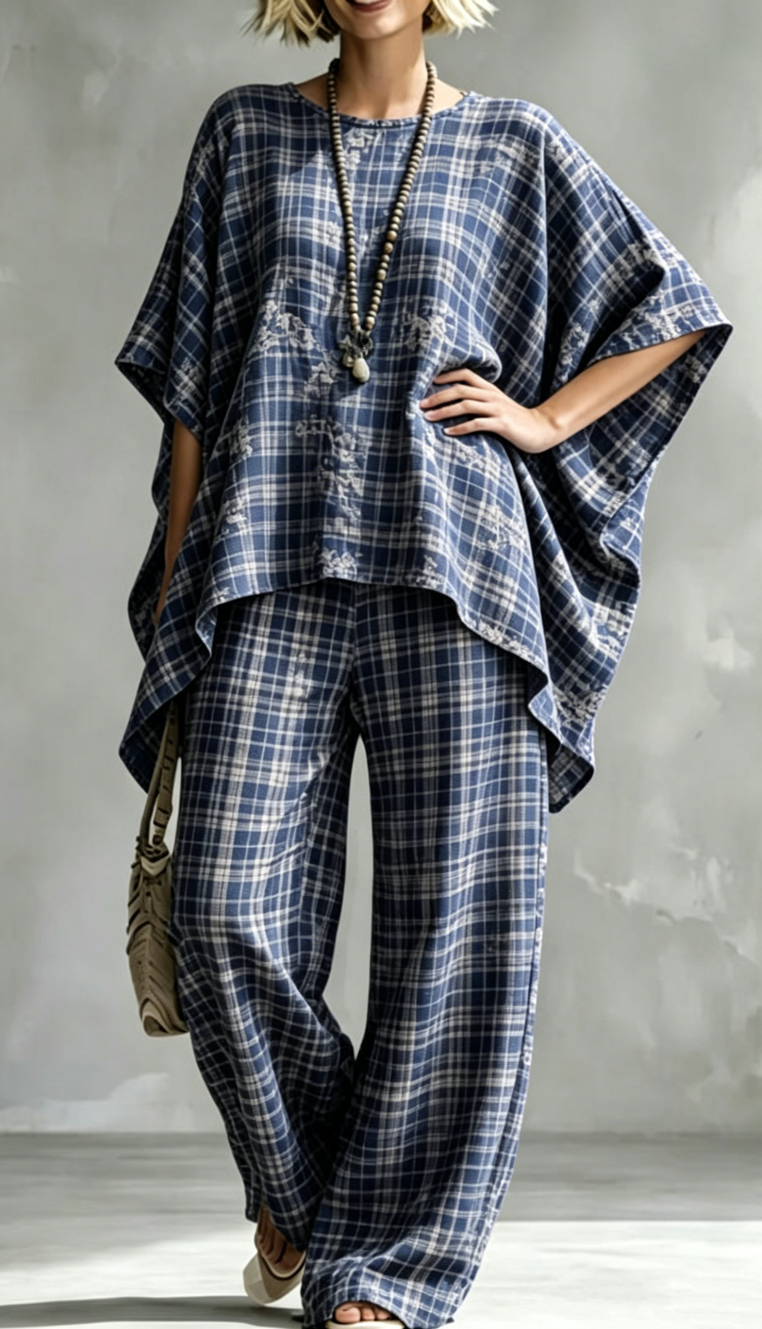 🔥 LIMITED TIME OFFER – 70% Women Relaxed Linen Stripe Wide-Leg Set