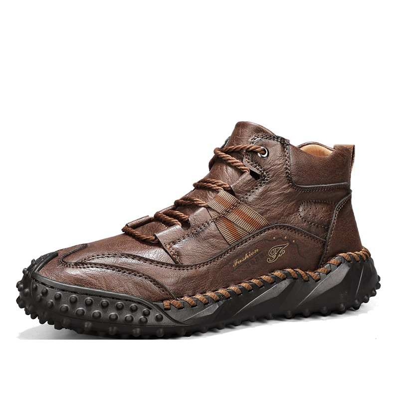 ⏰ 60% off -Men's stylish genuine leather thick-soled orthotic shoes