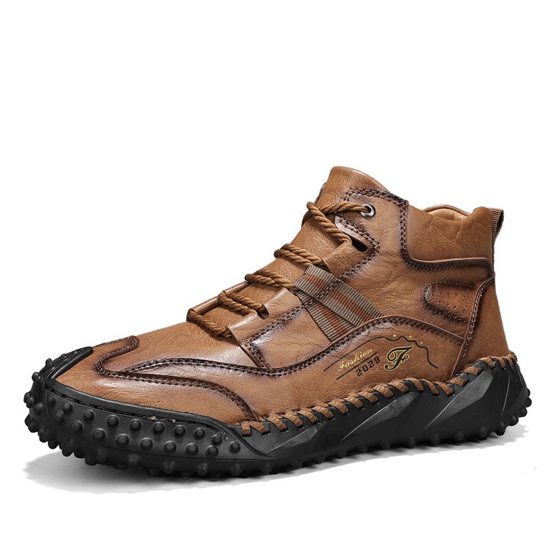 ⏰ 60% off -Men's stylish genuine leather thick-soled orthotic shoes