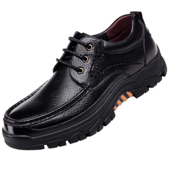 🔥On This Week Sale 70% OFF🔥 Men's Cow Leather Waterproof Comfy Non Slip Soft Slip On Casual Shoes