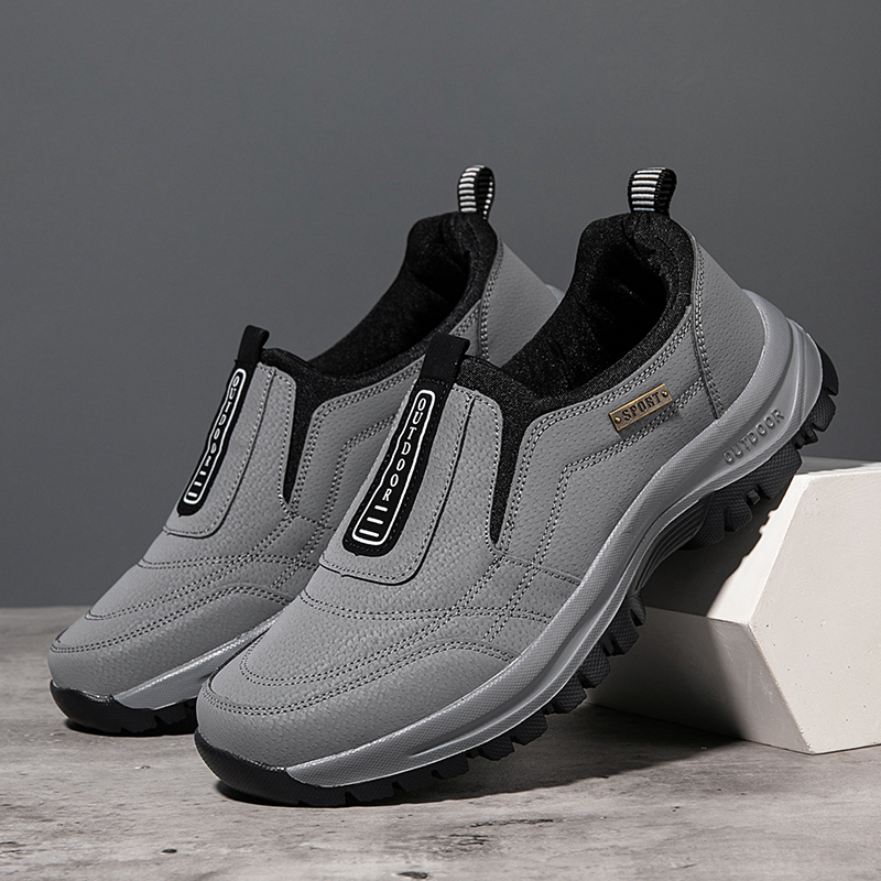 2025 Men's Lightweight Extra Wide Width Orthopedic Hands-Free Foot Pain Relief Slip-on Shoes