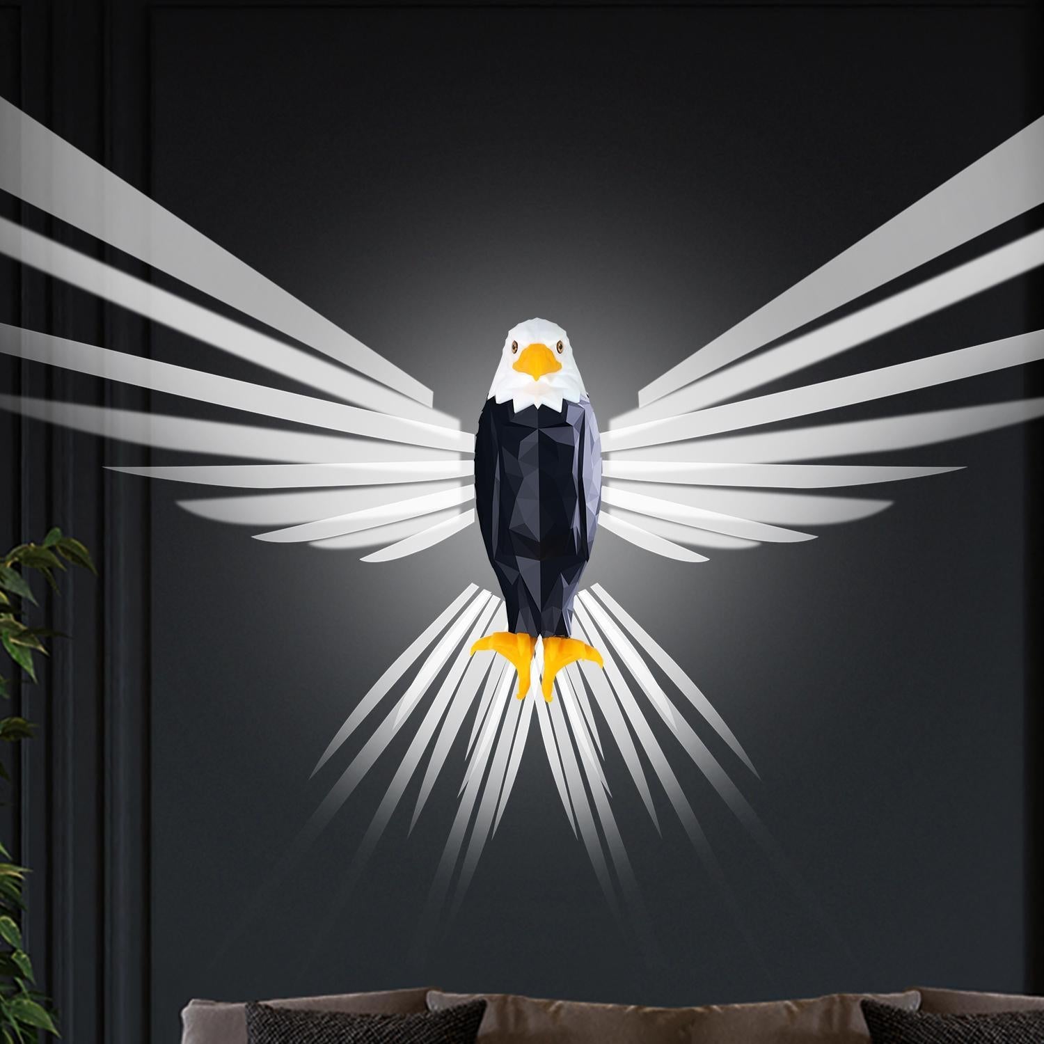 Eagle LED Wall Light – Magnetic Night Lamp for Bedroom & Living Room