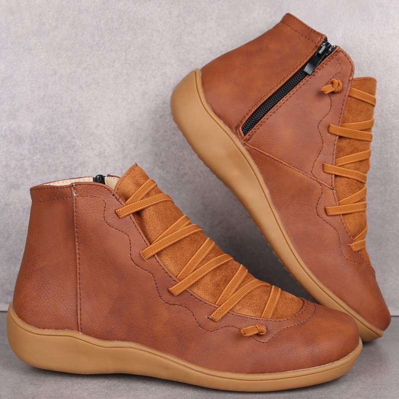 🔥Last Day Promotion 50% OFF🔥 - Women's Comfortable Handmade Leather Foot Support Boots