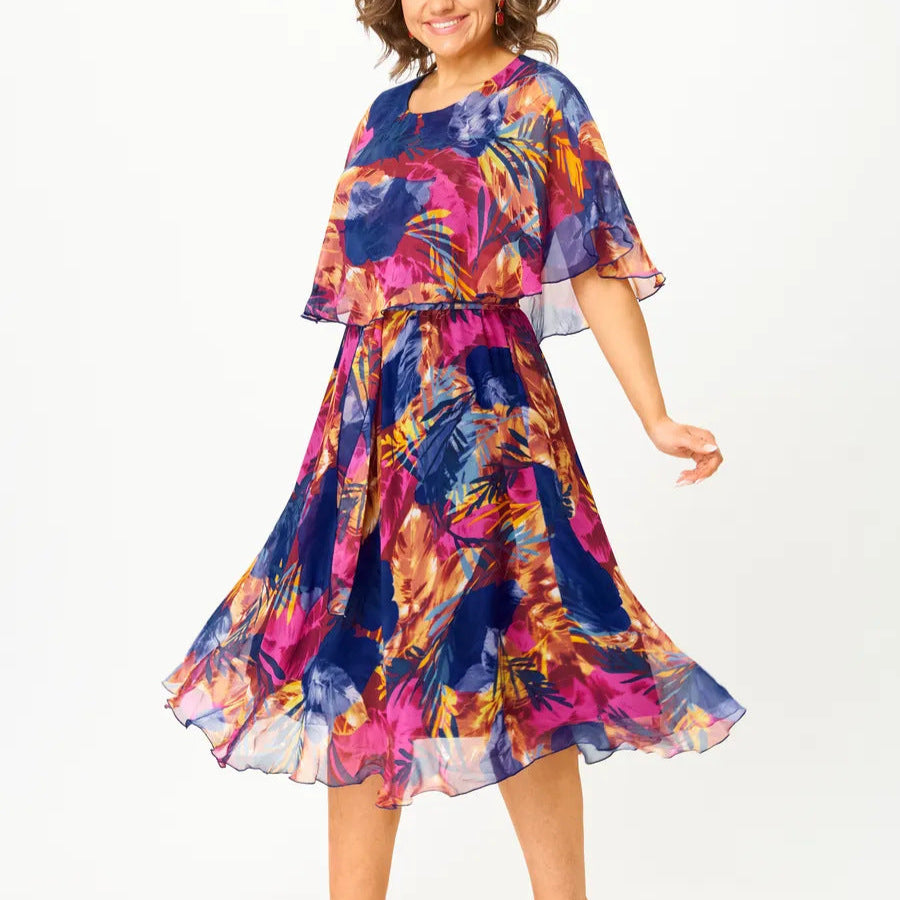 Catarina - Comfortable And Airy Chiffon Dress