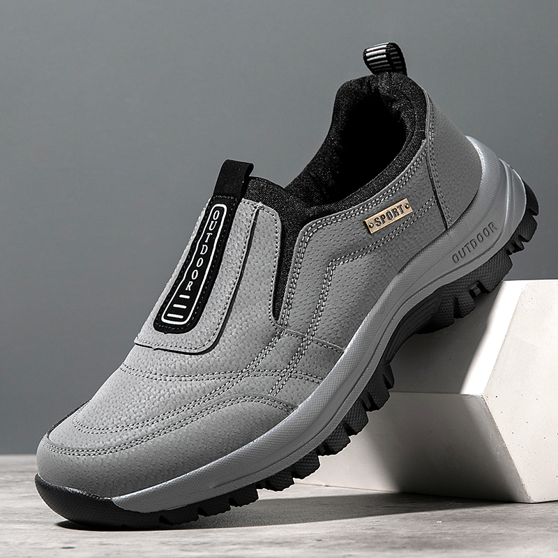 2025 Men's Lightweight Extra Wide Width Orthopedic Hands-Free Foot Pain Relief Slip-on Shoes