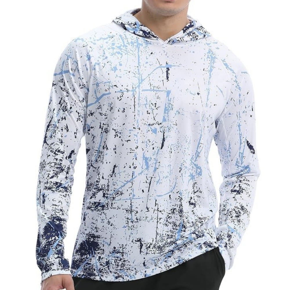 🎁🔥Men's Swim & Outdoor UPF 50+ Sun Shirt  ,Lightweight SPF 50 UV Protection Hoodie