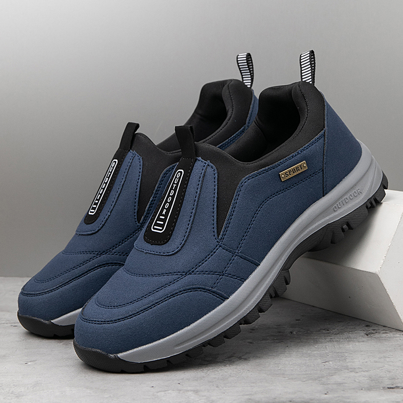 2025 Men's Lightweight Extra Wide Width Orthopedic Hands-Free Foot Pain Relief Slip-on Shoes
