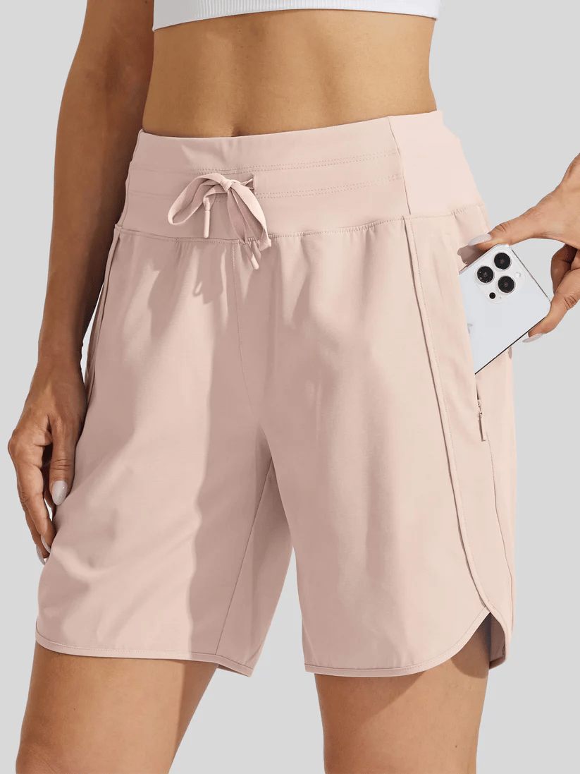 🔥New Arrival 50% OFF🔥Women's Active 7 Inseam Athletic Long Running High Wasistband Shorts