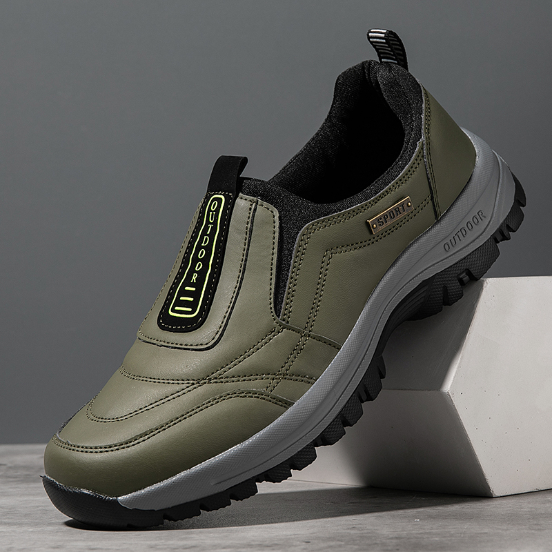 2025 Men's Lightweight Extra Wide Width Orthopedic Hands-Free Foot Pain Relief Slip-on Shoes