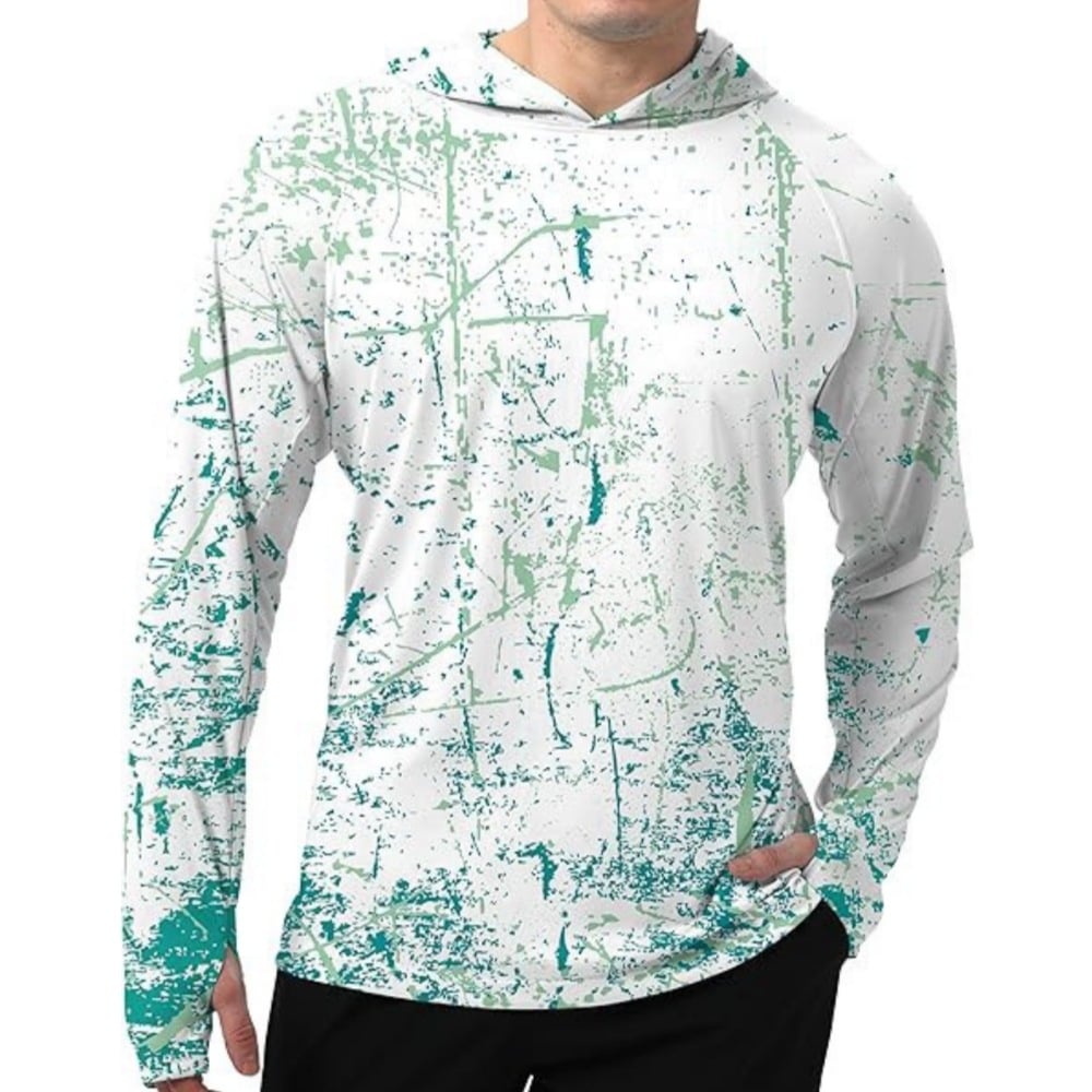 🎁🔥Men's Swim & Outdoor UPF 50+ Sun Shirt  ,Lightweight SPF 50 UV Protection Hoodie