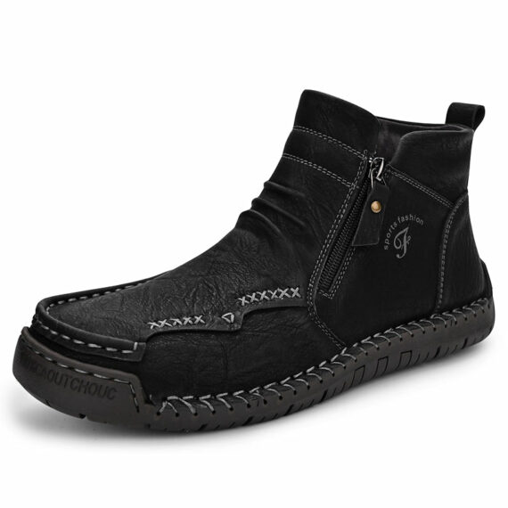 Men’s Soft And Breathable Zipper Outdoor Tooling Boots V2
