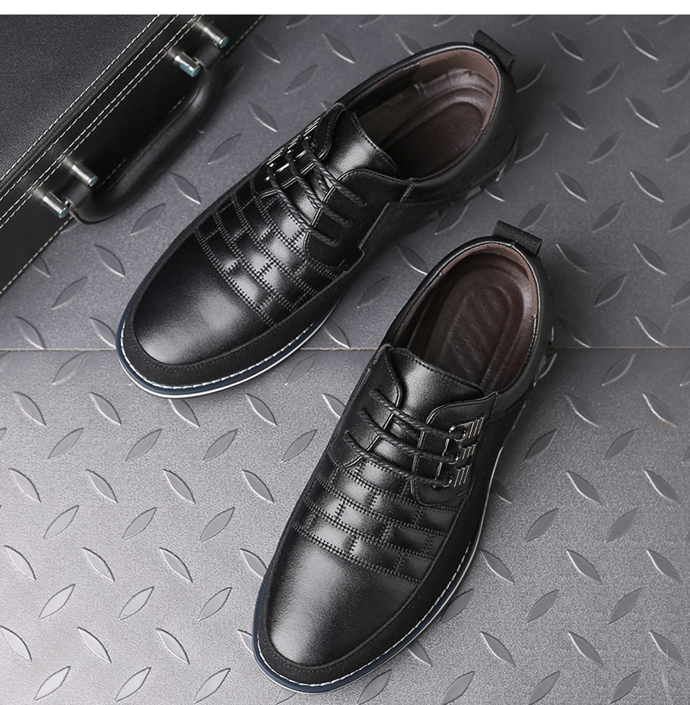 Oxford Derby Orthopedic Leather Shoes