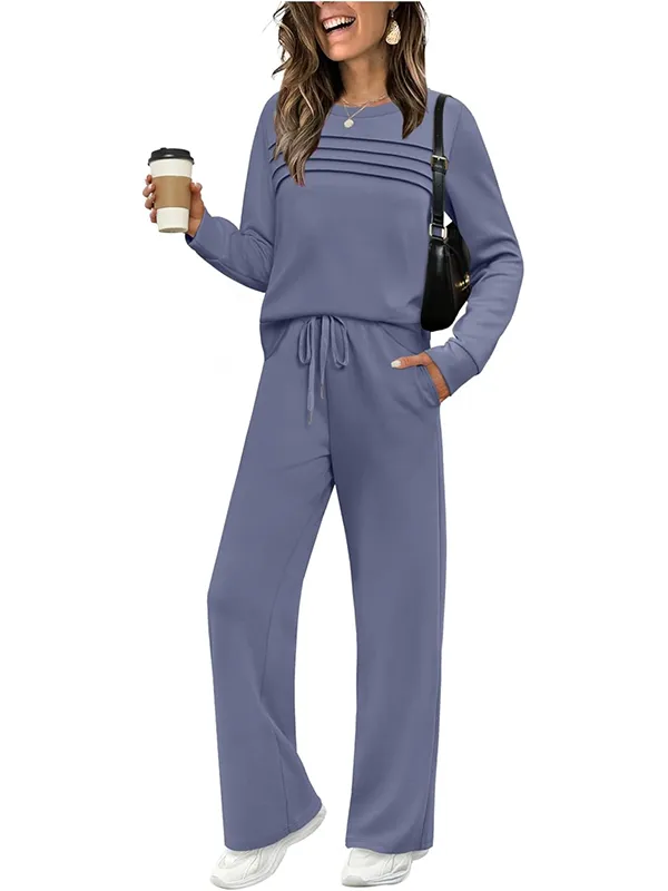 CLEARANCE SALE🔥Women's 2 Piece Sets Sweatshirt Casual Travel Outfits