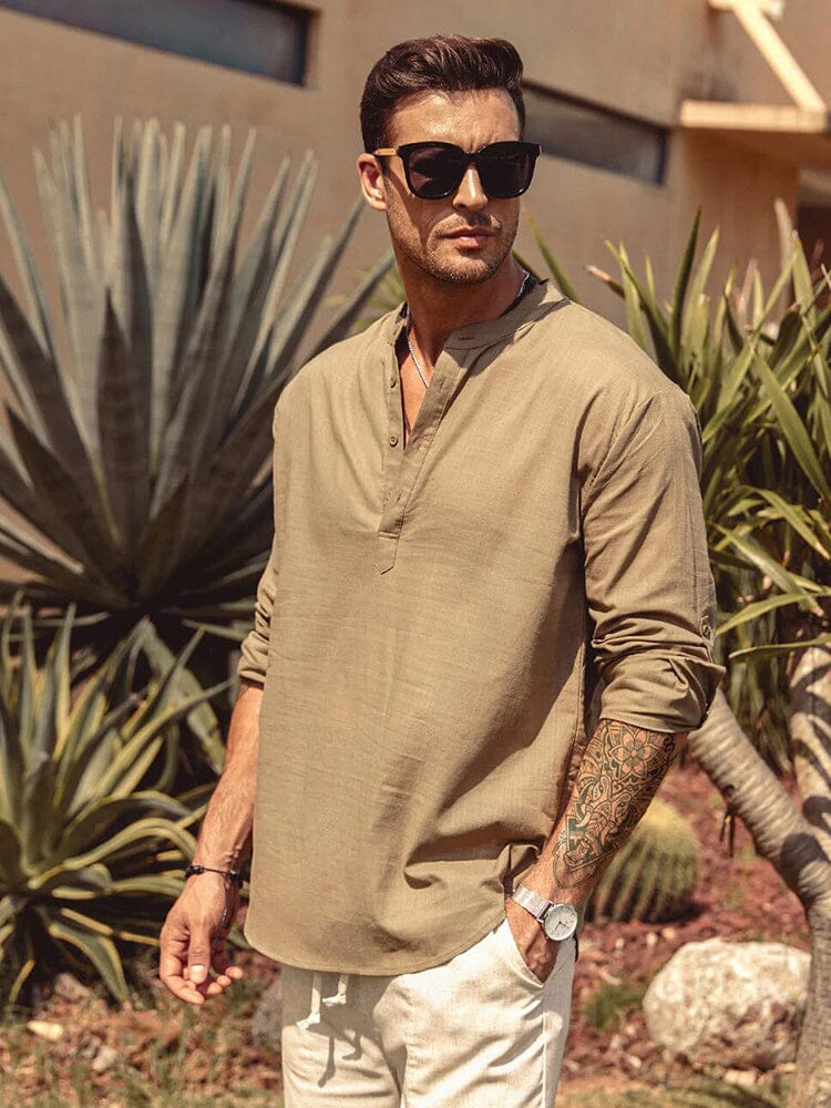Cotton Linen Style Shirt