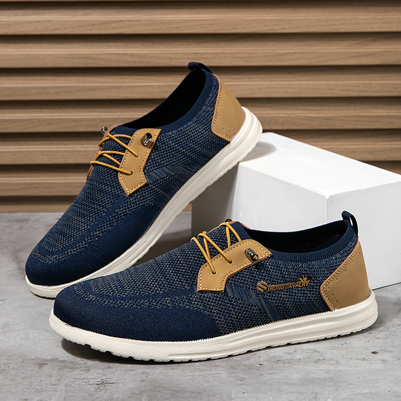 Orthopedic Casual Walking Shoes for Men - Comfortable Breathable with Arch Support, Shock Absorption, and Anti-slip Features
