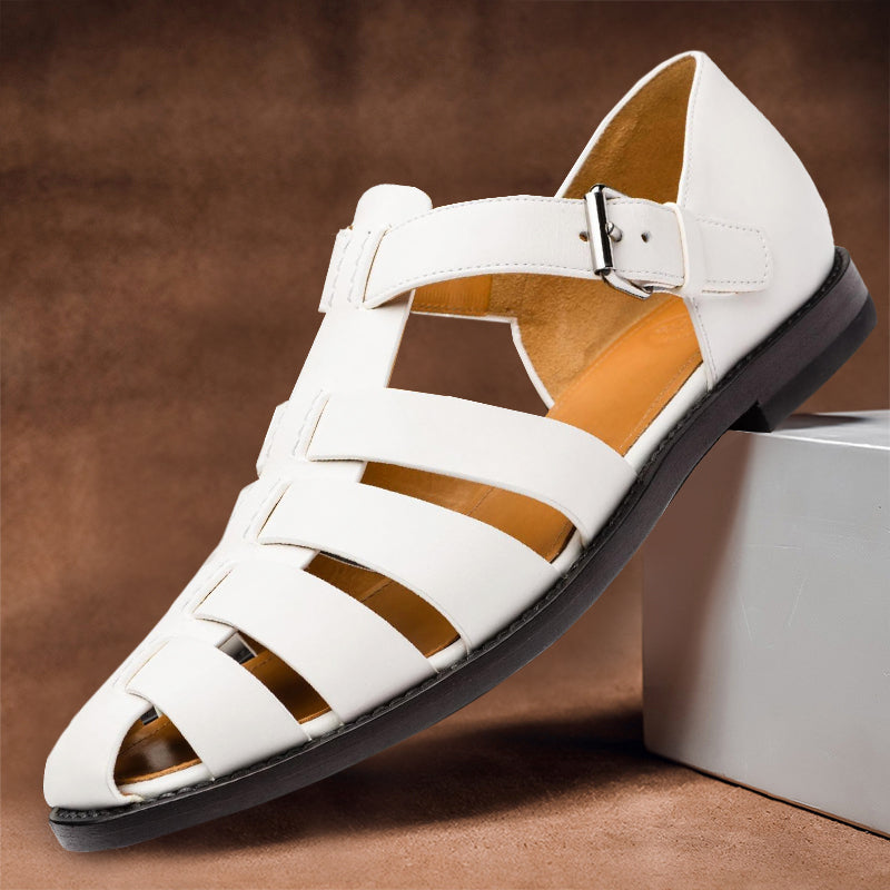 Men Flexible Leather Sandals