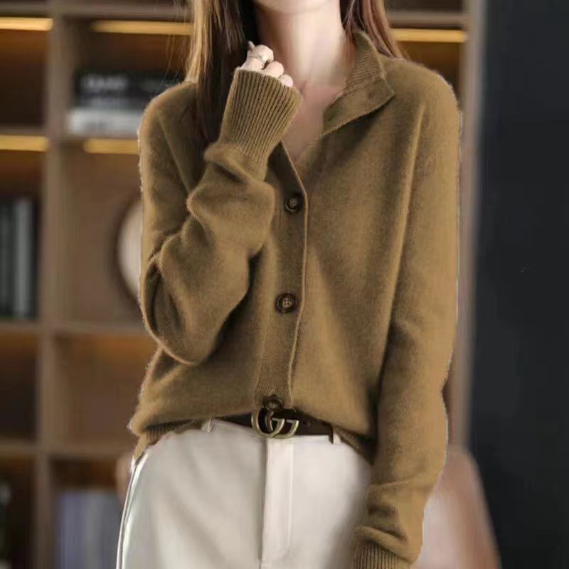 New Cashmere Knitted Cardigan