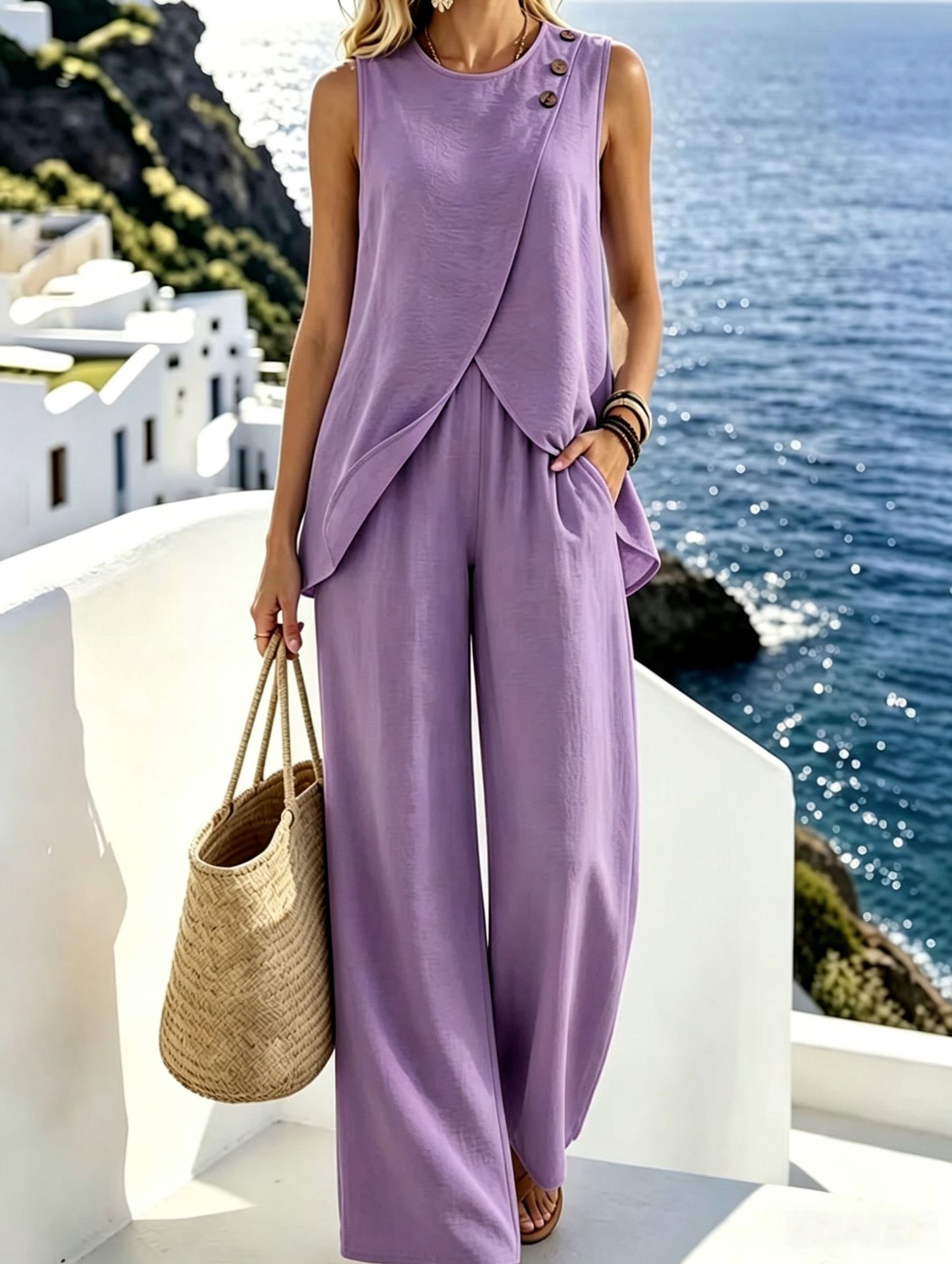 Sleeveless Elegant Flattering Dress
