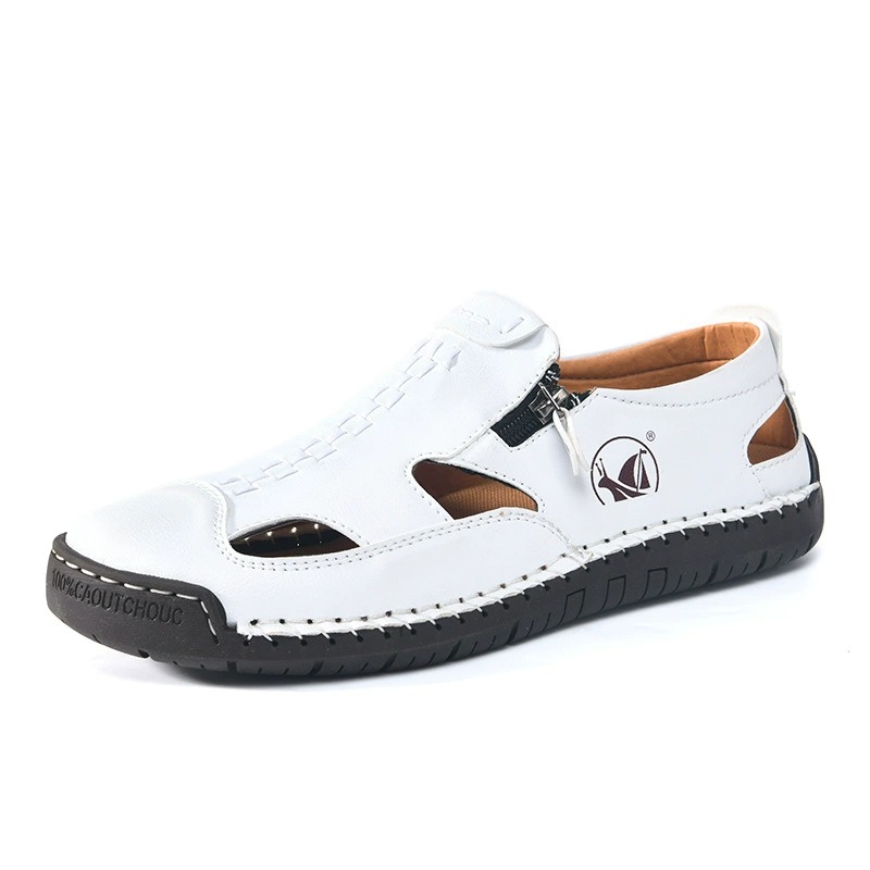 Promotion 60% OFF - 2025 Men's Orthopedic Comfortable Casual Genuine Leather Closed toe sandals