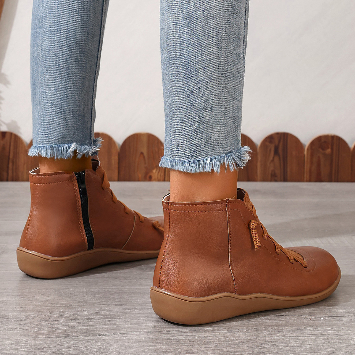 🔥Last Day Promotion 50% OFF🔥 - Women's Comfortable Handmade Leather Foot Support Boots