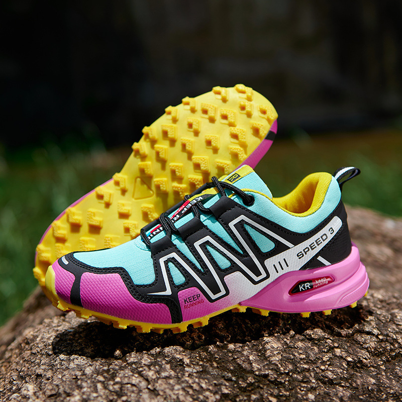 Oliyey breathable high traction sole outdoor activity hiking shoes