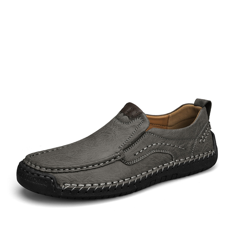 🔥Today 55% off🔥Men's genuine leather handmade non-slip orthotic loafers