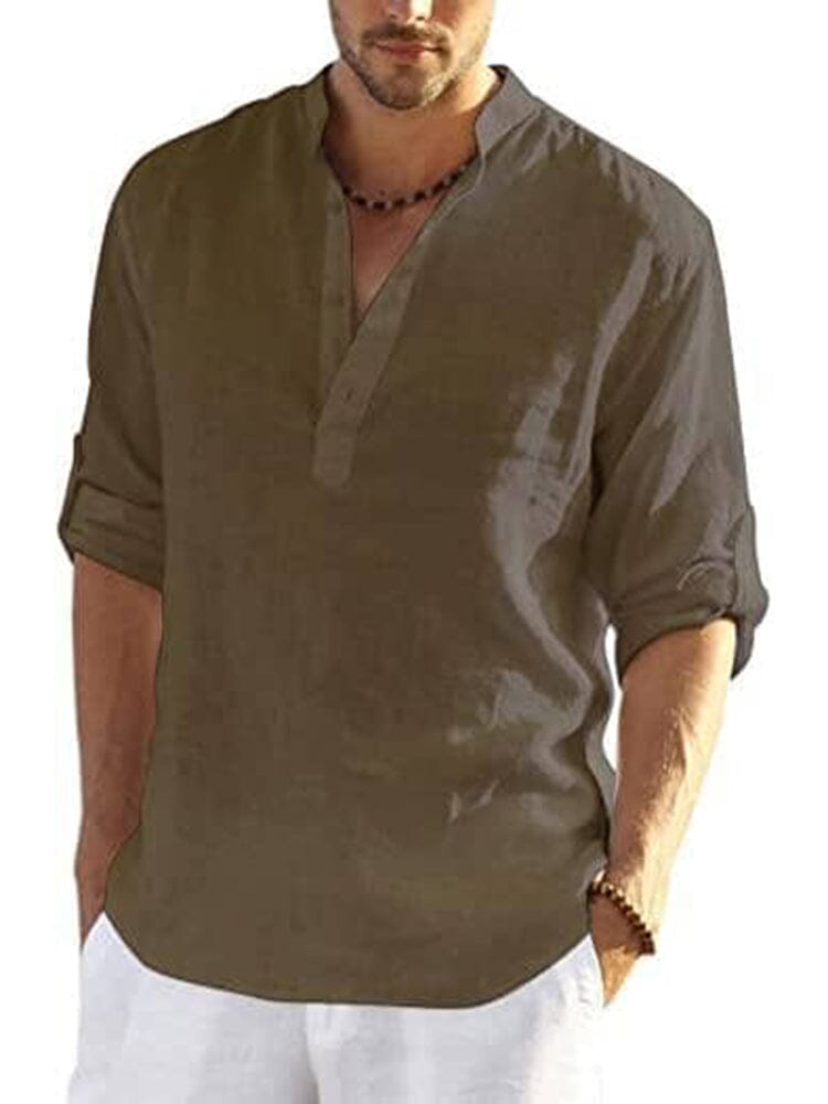 Cotton Linen Style Shirt