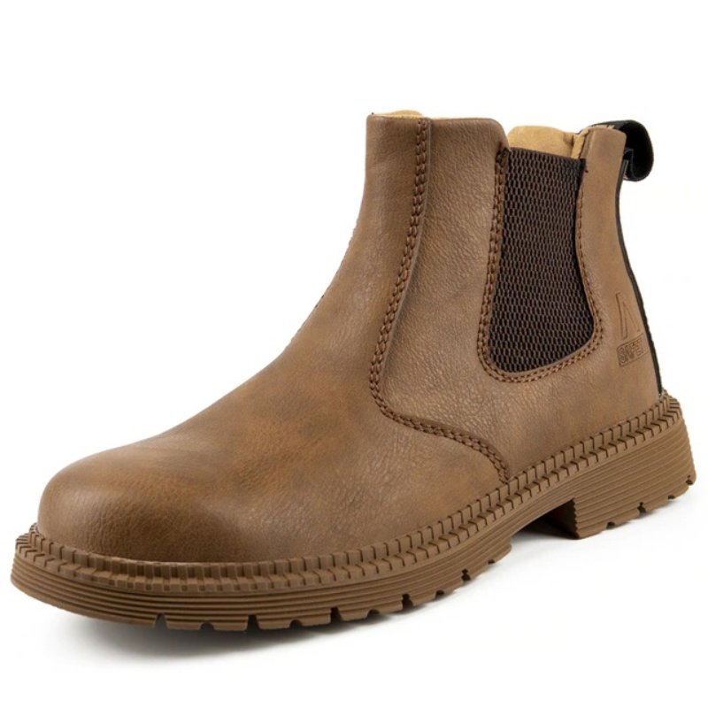 Men Winter Boots For Work Oil-proof Safety Orthopedic Shoes