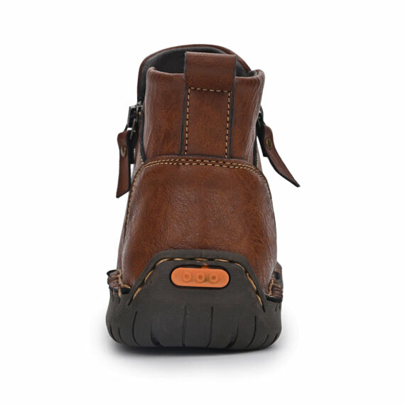 Mostelo – Men’s Soft And Breathable Zipper Outdoor Tooling Boots V2