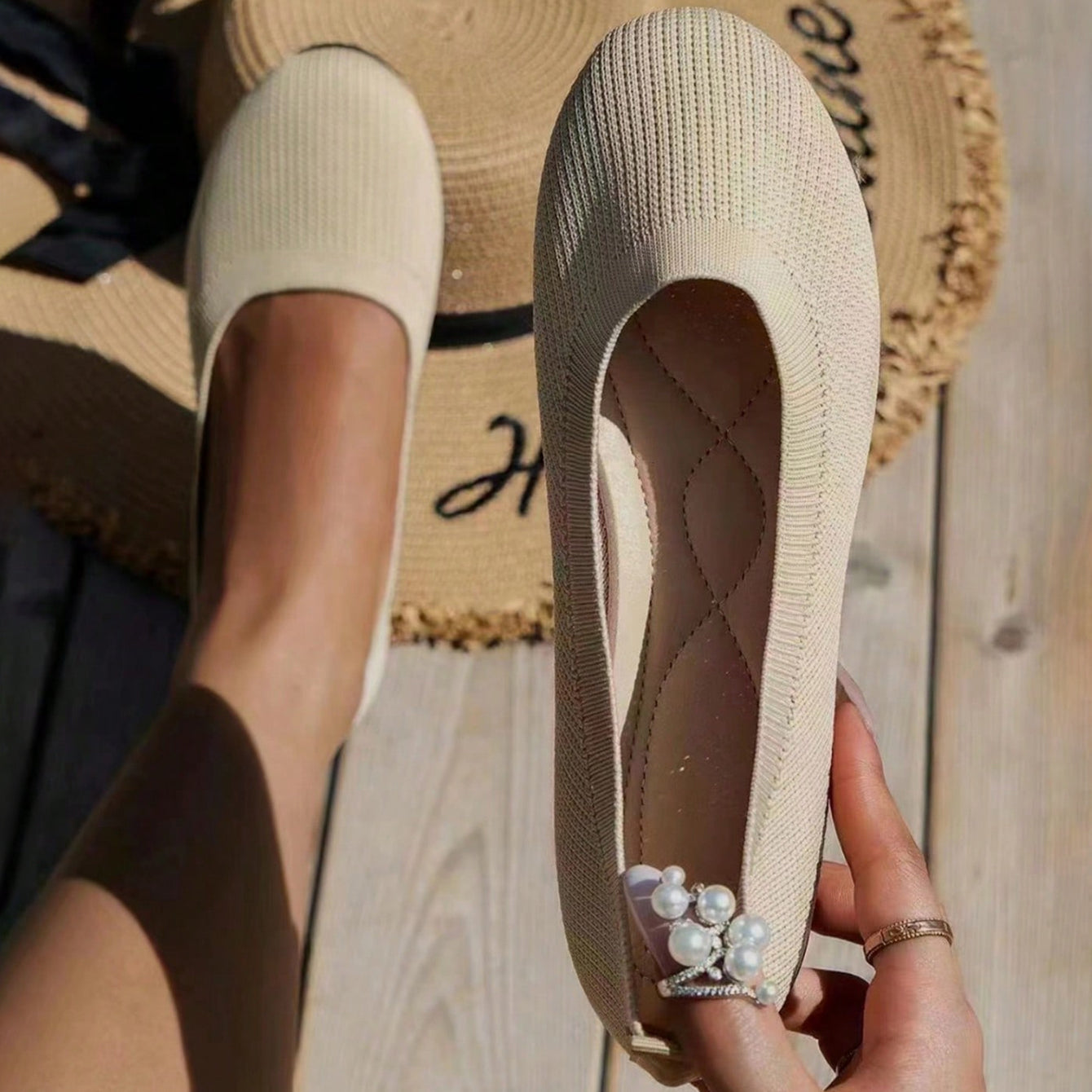 Women Comfortable Breathable Slip On Arch Support Non-Slip Casual Shoe