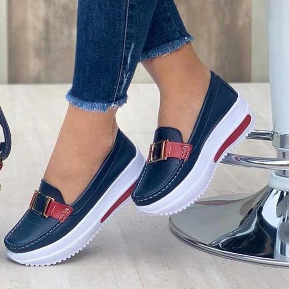 Women's Comfortable Platform Loafers