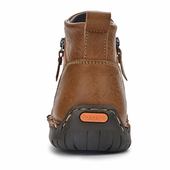 Mostelo – Men’s Soft And Breathable Zipper Outdoor Tooling Boots V2