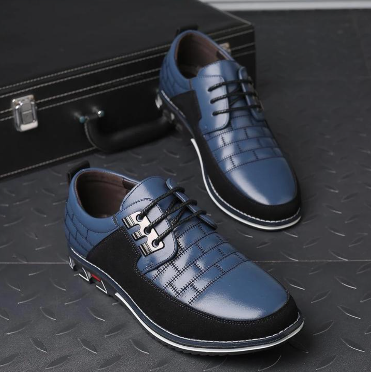 Oxford Derby Orthopedic Leather Shoes