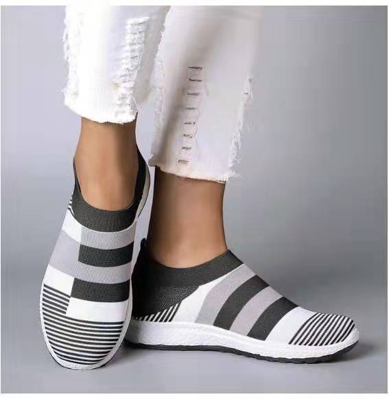 Women Breathable Platform Flats Bunion Corrector Slip On Shoes