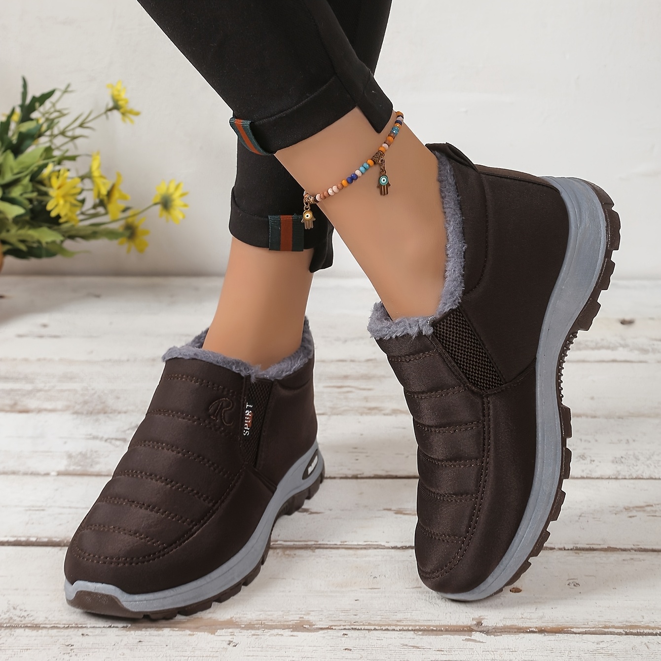 🔥Last Day Promotion 50% OFF🔥 Women's Warm Sheepskin-Lined Boots , Easy To Wear, Comfortable When Walking