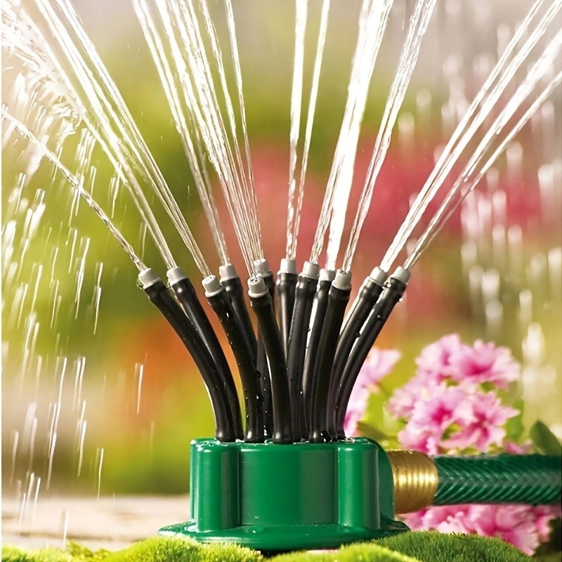 360° Multi-Directional Lawn Sprinkler - Precision Garden Irrigation with Flexible Spray Nozzles