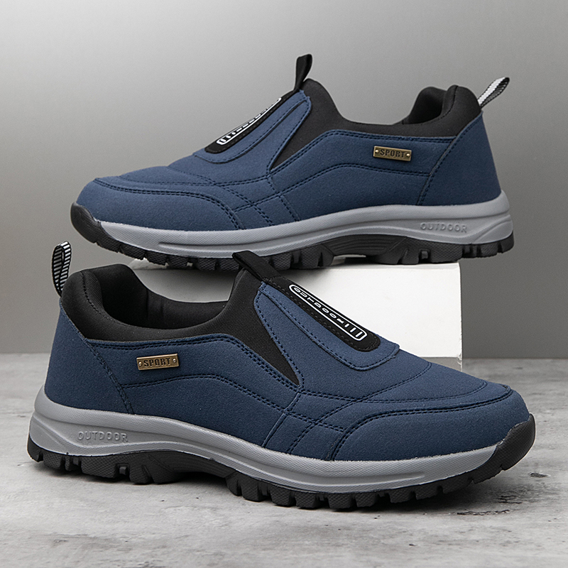 2025 Men's Lightweight Extra Wide Width Orthopedic Hands-Free Foot Pain Relief Slip-on Shoes