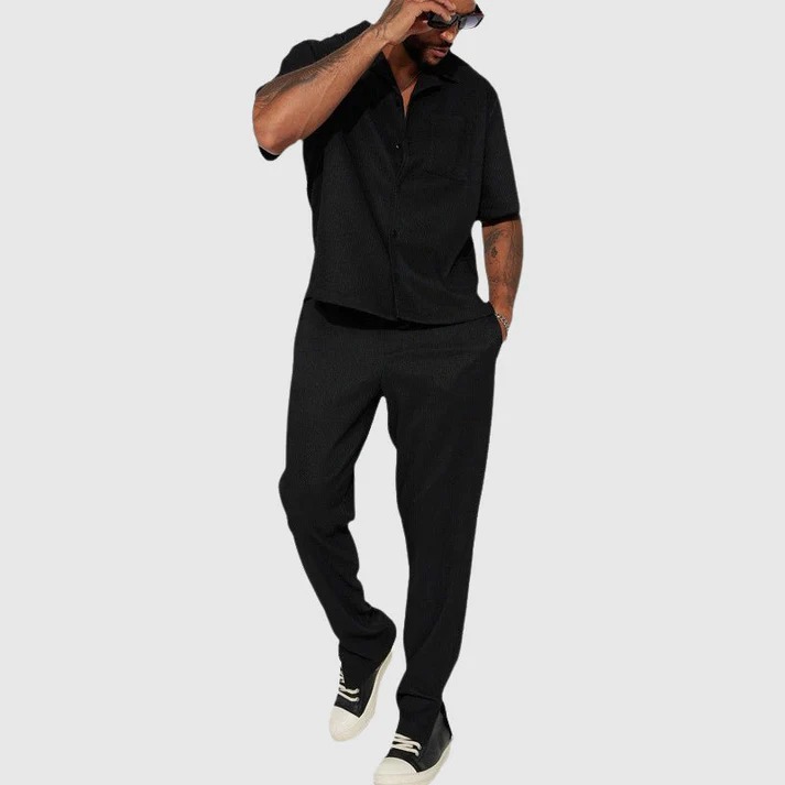 Lounge Shirt & Pants Two Piece Set