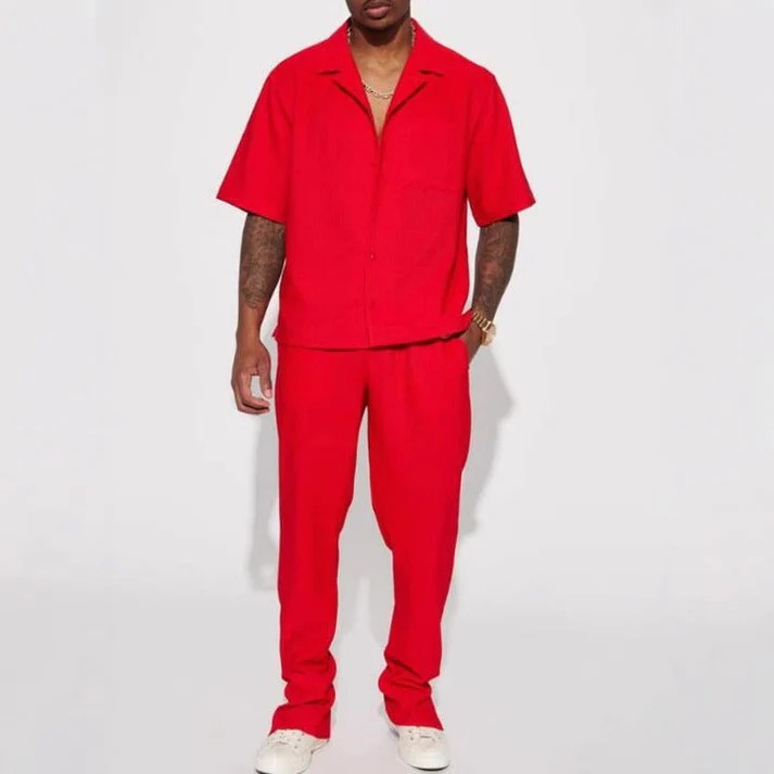 Lounge Shirt & Pants Two Piece Set