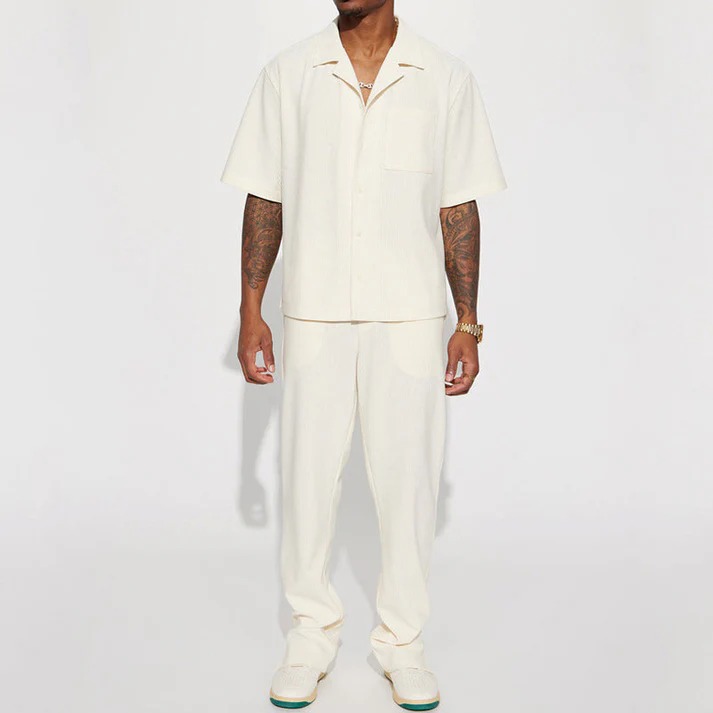 Lounge Shirt & Pants Two Piece Set