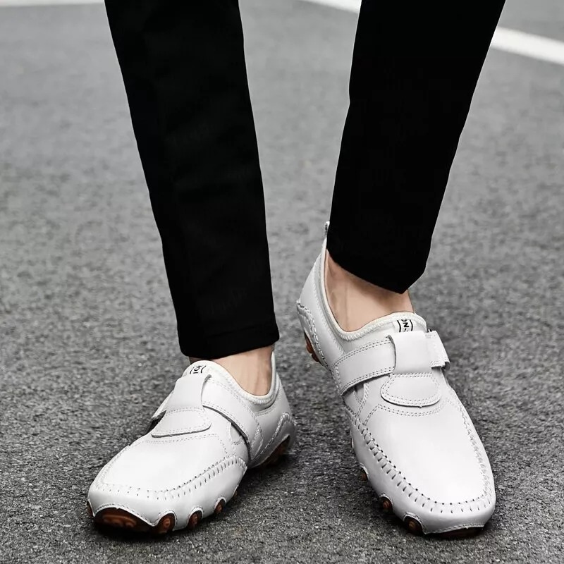 Genuine Leather Men's orthopedic Loafers
