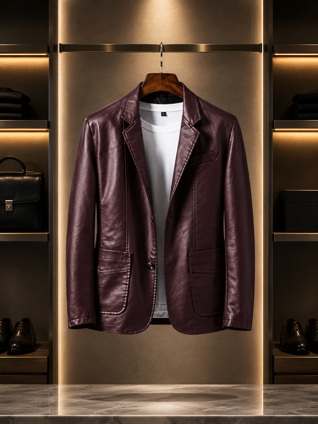 Calfskin Leather Jacket