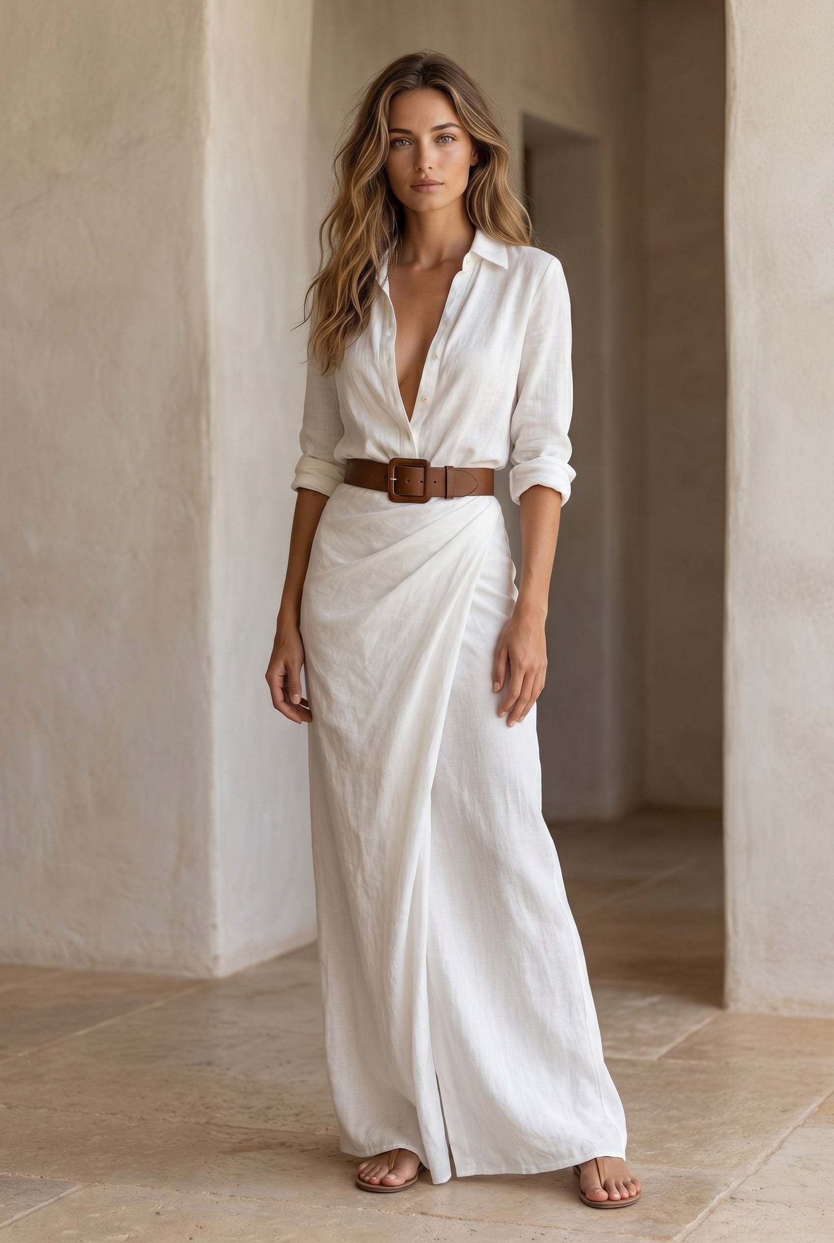 Elvira dress styled for evening