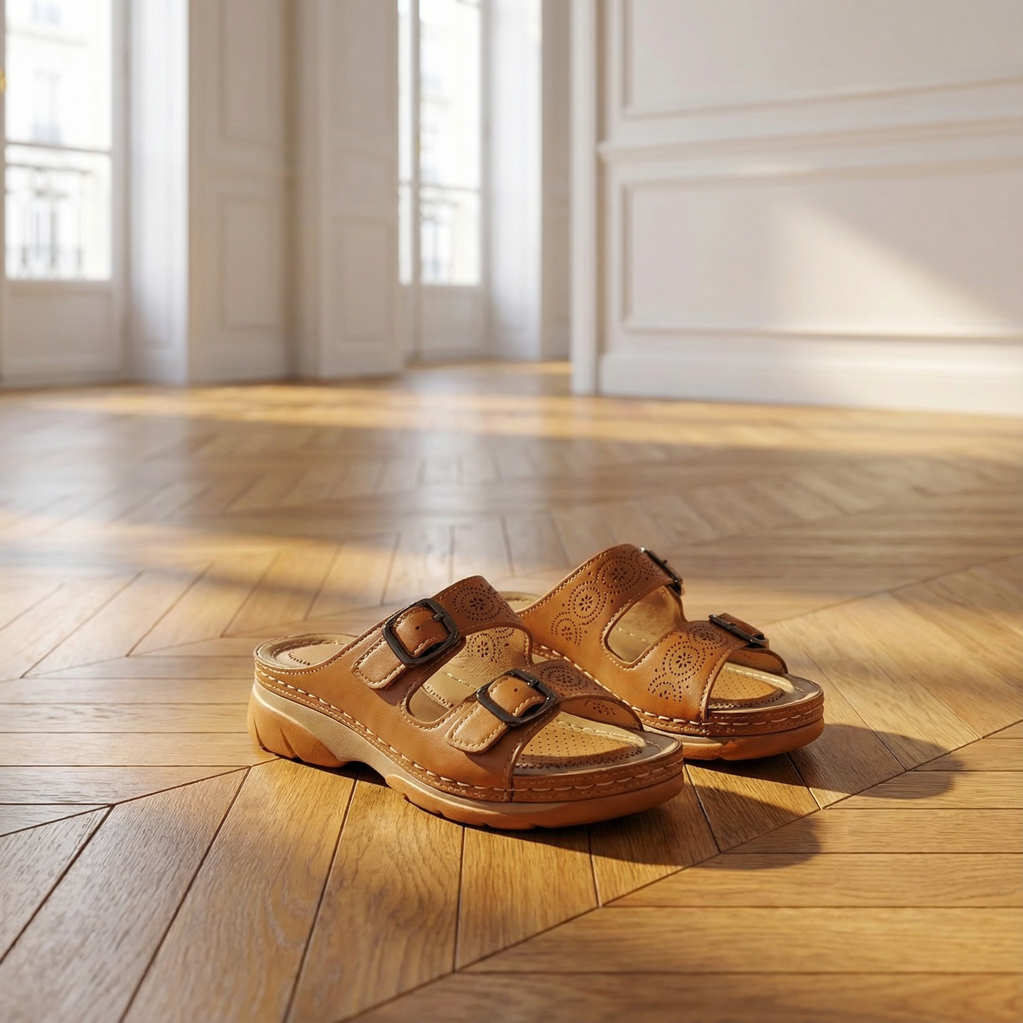 Comfort Sandals – Breathable Cushioned Walking Shoes with Arch Support for Women
