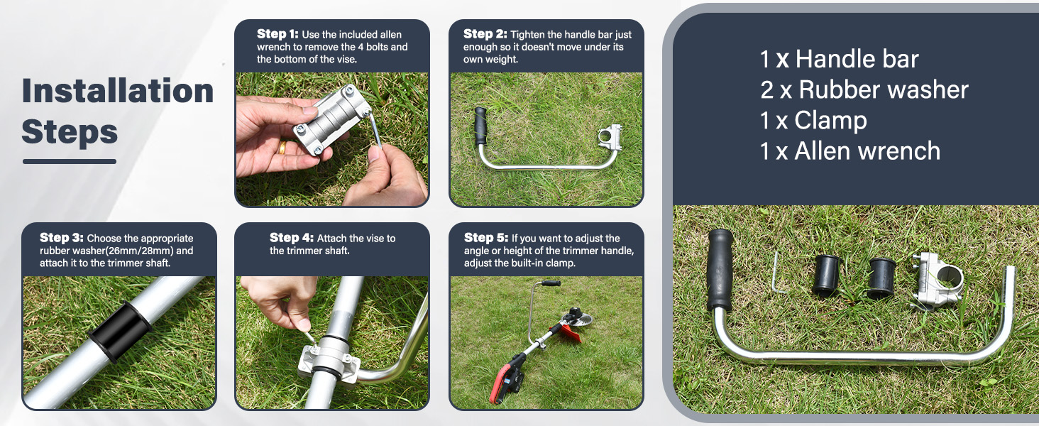 trimmer grip handle