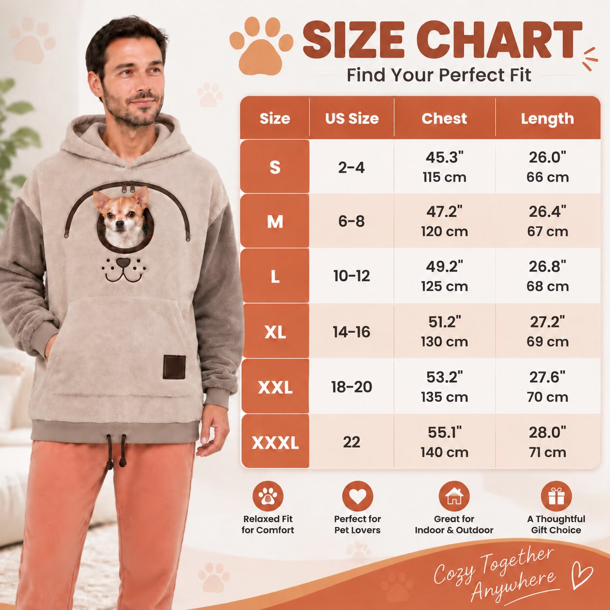 🔥HOT SALE  70% OFF 🐾 Cozy Pet Carrier Hoodie — Built-In Pouch for Cats & Small Dogs