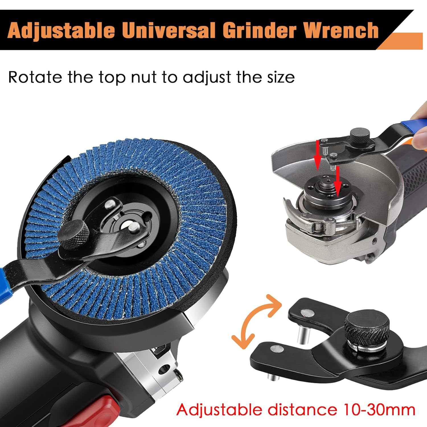 11PCS Wood Carving Disc Set for 4" or 4 1/2" Angle Grinder, Stump Tool Grinding Wheel Disc with 5/8" Adapter Ring, Woodworking Grinder Attachment for Cutting Shaping Carving Sanding Polishing disco decorte