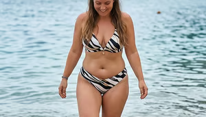 Geometric Bra-Style Bikini